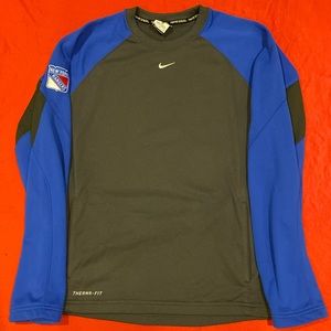 Nike Therma-Fit New York Rangers Crewneck Pullover Size Men’s Medium